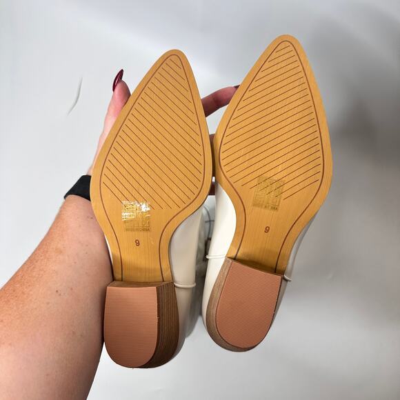 NWT Arula Amaya White Faux Leather Tall Knee High Wide Calf Cowboy Western Boots - Picture 11 of 14